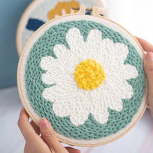 Load image into Gallery viewer, DIY Punch Needle Embroidery Kit Needlework for Beginner Punch Needle Cross Stitch Set/ DIY Cartoon Embroidery Painting Home Decor