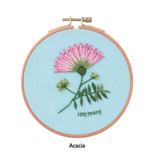 Load image into Gallery viewer, Cross Stitch Material DIY Handmade Ornaments Embroidery Kit Beginner Self-embroidered Fabric Gift Home Decoration Flower Pattern