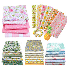 Load image into Gallery viewer, 5-8Pcs 20*25cm Cotton Printed Patchwork Cloth Flower Pattern Material Sewing Crafts Fabric For Diy Doll Clothes Pillowcase Needlework Sewing Quilting Cloth