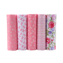 Load image into Gallery viewer, 5-8Pcs 20*25cm Cotton Printed Patchwork Cloth Flower Pattern Material Sewing Crafts Fabric For Diy Doll Clothes Pillowcase Needlework Sewing Quilting Cloth