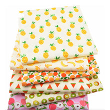 Load image into Gallery viewer, 5-8Pcs 20*25cm Cotton Printed Patchwork Cloth Flower Pattern Material Sewing Crafts Fabric For Diy Doll Clothes Pillowcase Needlework Sewing Quilting Cloth