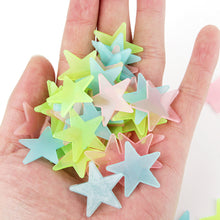 Load image into Gallery viewer, 40/70Pcs Luminous Star Wall Stickers Glow In The Dark Decal for Kids Baby Room Bedroom Christmas Home Decoration