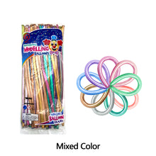 Load image into Gallery viewer, 10pcs Metallic Long Balloons DIY Strip Long Shape Balloon Tying Twist Modeling Balloon for Birthday Wedding Christmas Party