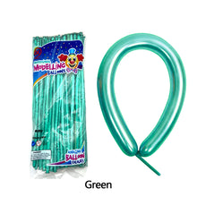 Load image into Gallery viewer, 10pcs Metallic Long Balloons DIY Strip Long Shape Balloon Tying Twist Modeling Balloon for Birthday Wedding Christmas Party