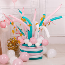 Load image into Gallery viewer, 10pcs Macaron Color Long Balloons DIY Strip Long Shape Balloon Tying Twist Modeling Balloon for Birthday Wedding Christmas Party