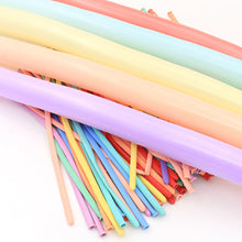 Load image into Gallery viewer, 10pcs Macaron Color Long Balloons DIY Strip Long Shape Balloon Tying Twist Modeling Balloon for Birthday Wedding Christmas Party