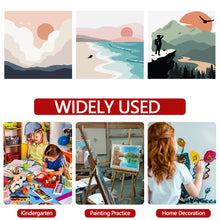 Load image into Gallery viewer, 20*20cm DIY Painting Framed Canvas Painting Paint By Numbers Digital Painting Drawing Practice Birthday Gift Home Bedroom Wall Decoration