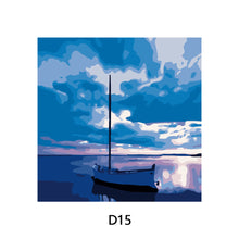 Load image into Gallery viewer, 20*20cm DIY Painting Framed Canvas Painting Paint By Numbers Digital Painting Drawing Practice Birthday Gift Home Bedroom Wall Decoration