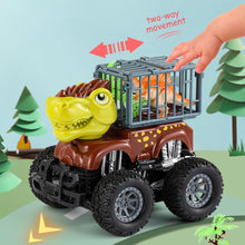 Load image into Gallery viewer, Mini Dinosaur Engineering Trucks Children Inertia Car Toy Excavators Boy Toy Car Transport Truck Model Car Kids Games