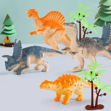 Load image into Gallery viewer, Mini Dinosaur Engineering Trucks Children Inertia Car Toy Excavators Boy Toy Car Transport Truck Model Car Kids Games