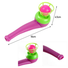 Load image into Gallery viewer, Kids Magic Tricks Floating Blow Balls Tube Toy Traditional Plastic Suspension Blowing Ball Recall Children Classic Toys Gifts
