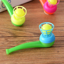 Load image into Gallery viewer, Kids Magic Tricks Floating Blow Balls Tube Toy Traditional Plastic Suspension Blowing Ball Recall Children Classic Toys Gifts