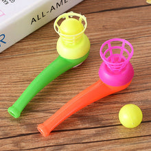 Load image into Gallery viewer, Kids Magic Tricks Floating Blow Balls Tube Toy Traditional Plastic Suspension Blowing Ball Recall Children Classic Toys Gifts