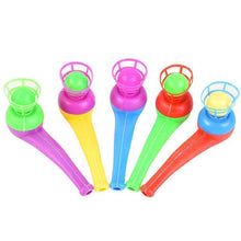 Load image into Gallery viewer, Kids Magic Tricks Floating Blow Balls Tube Toy Traditional Plastic Suspension Blowing Ball Recall Children Classic Toys Gifts