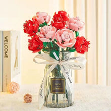 Load image into Gallery viewer, Building Block Bouquet Rose Tulips Building Blocks Toy Valentine's Day Gift Assembled Building Blocks Puzzle Thanksgiving Gift Girl Toy