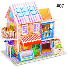 Load image into Gallery viewer, Children DIY 3D Assembled House Toy Manual House Simulation Villa Puzzle Castle Building Fun Puzzle Foam Board For Kids Gift