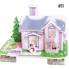 Load image into Gallery viewer, Children DIY 3D Assembled House Toy Manual House Simulation Villa Puzzle Castle Building Fun Puzzle Foam Board For Kids Gift