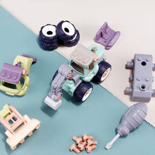 Load image into Gallery viewer, Children Detachable Assembly Excavator Toys Vehicle DIY Toys Assembly Disassembly Simulation Sliding Excavator Model