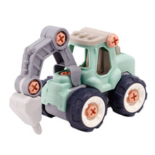 Load image into Gallery viewer, Children Detachable Assembly Excavator Toys Vehicle DIY Toys Assembly Disassembly Simulation Sliding Excavator Model