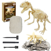 Load image into Gallery viewer, Dinosaur Fossil Excavation Kits Education Archeology Exquisite Jurassic Toy Set Game Action Children Figure Skeleton Model Gift