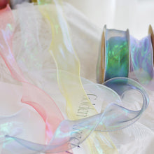 Load image into Gallery viewer, Fishtail Yarn Ribbon Flower Packaging Material Floral Florist Wrapping Supplies Snow Yarn Ribbon Wave Band