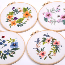 Load image into Gallery viewer, DIY Embroidery Handcraft Needlework Cross Stitch Kit Cotton Embroidery Painting Embroidery Hoop Home Decor