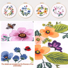 Load image into Gallery viewer, DIY Embroidery Handcraft Needlework Cross Stitch Kit Cotton Embroidery Painting Embroidery Hoop Home Decor