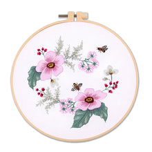 Load image into Gallery viewer, DIY Embroidery Handcraft Needlework Cross Stitch Kit Cotton Embroidery Painting Embroidery Hoop Home Decor