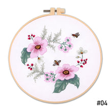 Load image into Gallery viewer, DIY Embroidery Handcraft Needlework Cross Stitch Kit Cotton Embroidery Painting Embroidery Hoop Home Decor