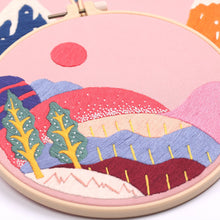 Load image into Gallery viewer, DIY Scenery Embroidery Handcraft Needlework Cross Stitch Kit Cotton Embroidery Painting Embroidery Hoop Home Decor