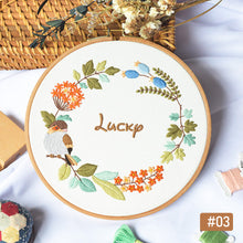 Load image into Gallery viewer, DIY Embroidery Handcraft Needlework Cross Stitch Kit Cotton Embroidery Painting Embroidery Hoop Home Decor