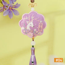Load image into Gallery viewer, DIY Embroidery Amulet Handcraft Needlework Cross Stitch Kit Cotton Embroidery Safety Gifts For Family Friends Yushou