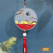 Load image into Gallery viewer, DIY Embroidery Amulet Handcraft Needlework Cross Stitch Kit Cotton Embroidery Safety Gifts For Family Friends Yushou