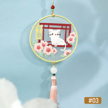 Load image into Gallery viewer, DIY Embroidery Amulet Handcraft Needlework Cross Stitch Kit Cotton Embroidery Safety Gifts For Family Friends Yushou