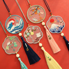 Load image into Gallery viewer, DIY Embroidery Amulet Handcraft Needlework Cross Stitch Kit Cotton Embroidery Safety Gifts For Family Friends Yushou