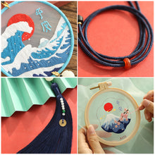Load image into Gallery viewer, DIY Embroidery Amulet Handcraft Needlework Cross Stitch Kit Cotton Embroidery Safety Gifts For Family Friends Yushou
