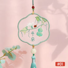 Load image into Gallery viewer, DIY Embroidery Amulet Handcraft Needlework Cross Stitch Kit Cotton Embroidery Safety Gifts For Family Friends Yushou