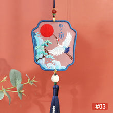 Load image into Gallery viewer, DIY Embroidery Amulet Handcraft Needlework Cross Stitch Kit Cotton Embroidery Safety Gifts For Family Friends Yushou