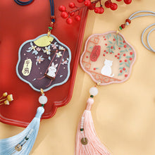 Load image into Gallery viewer, DIY Embroidery Amulet Handcraft DIY Needlework Easy Embroidery Kit Sewing Cloth Material kit Car Pendant
