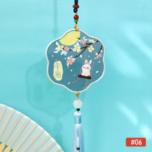 Load image into Gallery viewer, DIY Embroidery Amulet Handcraft DIY Needlework Easy Embroidery Kit Sewing Cloth Material kit Car Pendant