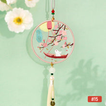 Load image into Gallery viewer, DIY Embroidery Amulet Handcraft DIY Needlework Easy Embroidery Kit Sewing Cloth Material kit Car Pendant