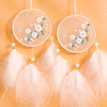 Load image into Gallery viewer, Handmade Embroidered Amulet DIY Needlework Easy Embroidery Kit Sewing Cloth Material kit Dreamcatcher