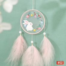 Load image into Gallery viewer, Handmade Embroidered Amulet DIY Needlework Easy Embroidery Kit Sewing Cloth Material kit Dreamcatcher