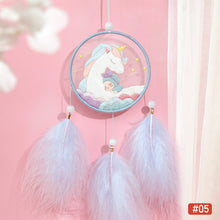 Load image into Gallery viewer, Handmade Embroidered Amulet DIY Needlework Easy Embroidery Kit Sewing Cloth Material kit Dreamcatcher