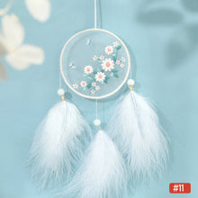 Load image into Gallery viewer, Handmade Embroidered Amulet DIY Needlework Easy Embroidery Kit Sewing Cloth Material kit Dreamcatcher