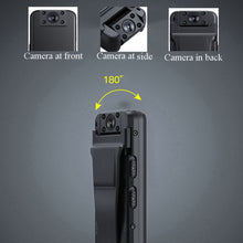 Load image into Gallery viewer, Body Wearable Camera HD Car DVR Video Security IR Night Vision Back Clip Magnetic Mini Camcorders Police Cam