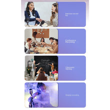 Load image into Gallery viewer, Professional Sound Digtal Recorder Q66 Pendant Encrypted Voice Recorder MP4 MP3 AI Intelligent High-Definition Noise Reduction Voice Recorder