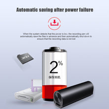 Load image into Gallery viewer, Q73 Digital Audio Voice Recorder Voice Activated Mini USB Pen 4GB To 64GB Mp3 Player Recording for Lectures Meeting