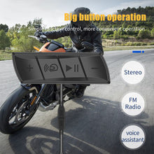 Load image into Gallery viewer, Motorcycle Helmet Headset M7 Bluetooth 5.0 Intercom Wireless Earphone Stereo with Mic Noise Reduction Headphone
