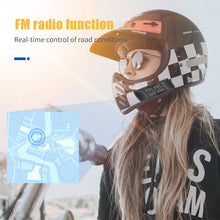 Load image into Gallery viewer, Motorcycle Helmet Headset M7 Bluetooth 5.0 Intercom Wireless Earphone Stereo with Mic Noise Reduction Headphone